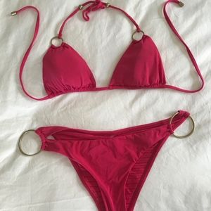 Vitamin A Hot Pink Bikini Size SM